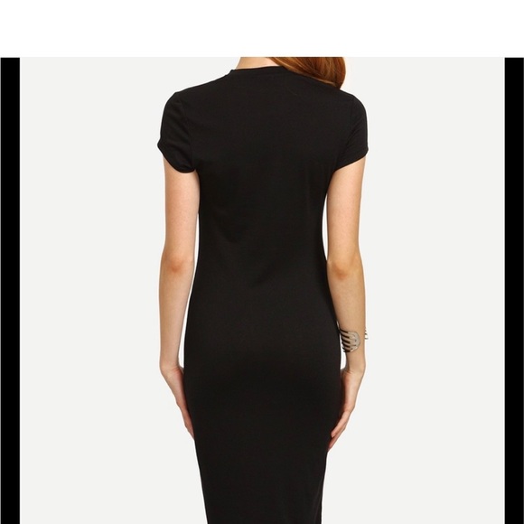 CAP SLEEVE SHEATH DRESS - Picture 6 of 8
